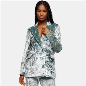 mint velvet animal print coat